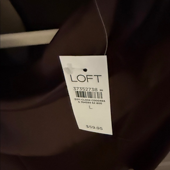 Elegant Loft Brown Satin Top - Picture 3 of 6